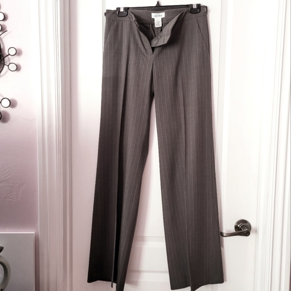 Calvin Klein Dress Pants Pinstripe Size 4 - Picture 1 of 11